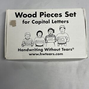 Handwriting Without Tears Wood 26 Pieces Set Capital Letters Homeschool Tools