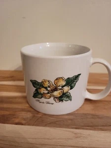 Tabletops Unlimited Botanical Gardens "Magnolia Delarey" Soup/Coffee Mug - Picture 1 of 3