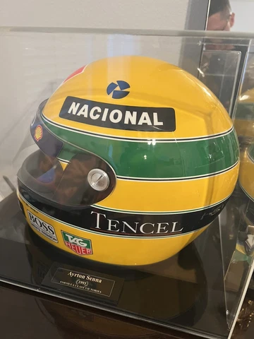 ayrton senna helmet 1:1 Cover