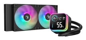 DeepCool LQ240 Kit de refroidissement liquide processeur 12 cm Noir 1 pièce(s) - R-LQ240-BKL... - Photo 1/6
