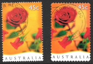 Australia 1997 Valentines Day; gummed & self-adhesive (listed). Used, Cat £1.75 - Picture 1 of 1