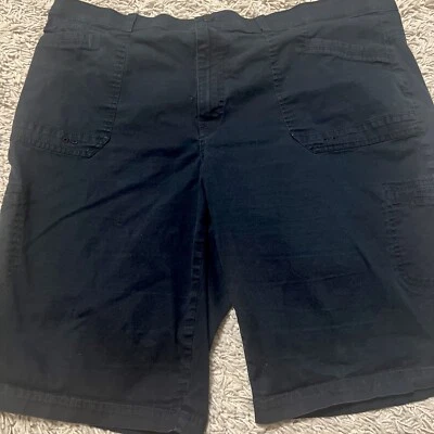 Pantalones Cortos Gloria Vanderbilt Oliva Verano Carga Exterior Informales Algodón Talla 18 Foto 1 de 3