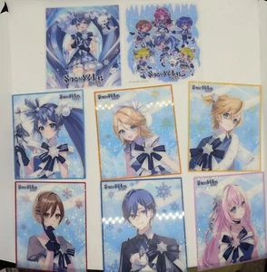SNOW MIKU 2025 Hatsune Miku. 8er Set Comps Kunststoff farbiges Papier. HMV Limited. - Bild 1 von 10