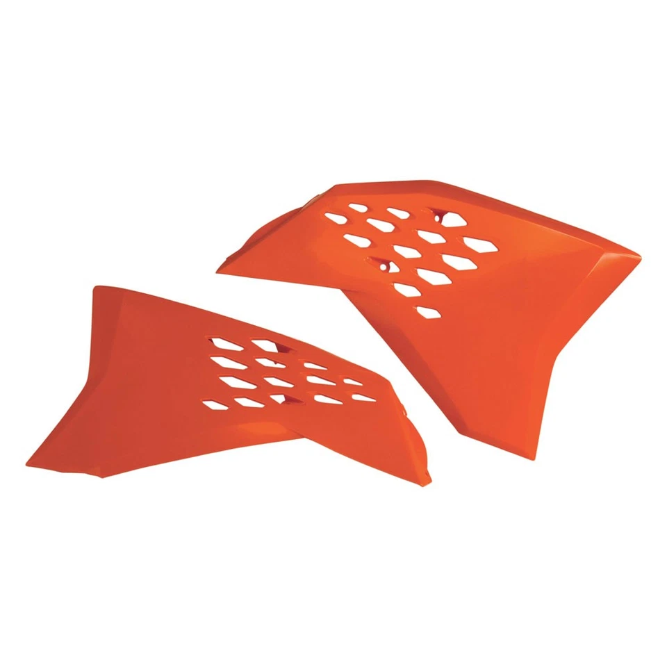 Acerbis Radiator Scoops KTM Orange For KTM 250 SX 2007-2010 — 第 1/4 张图片
