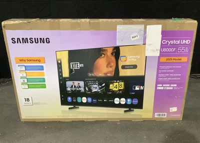Samsung U8000F 55" LED LCD Smart TV 4K 2025 UN55U8000FFXZA 2025 ✨ NEW OPEN BOX! - Image 1 of 2