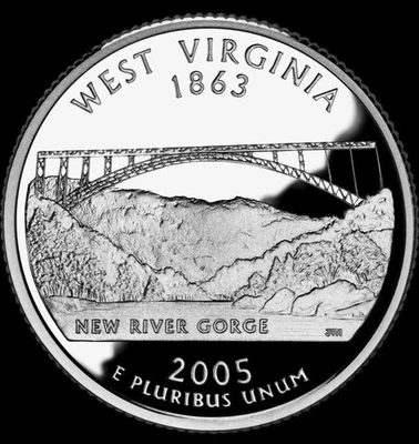 2005 S California  Silver Proof State Quarter 90% Silver From Proof Set - Image 1 of 2