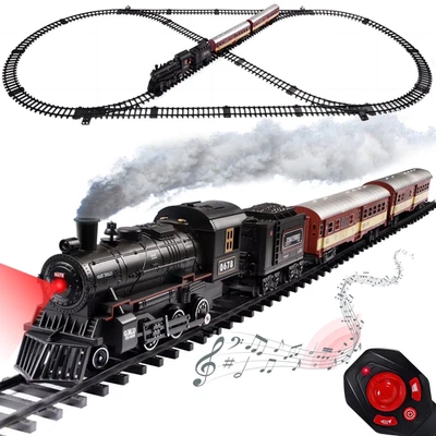 Train Set with Remote Control Electric RC Train Toys  - Image 1 of 4