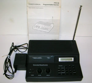 Realistic Pro-58 Scanning Receiver Radio Scanner 20-400 w/ Power Cord Instructio - Picture 1 of 9