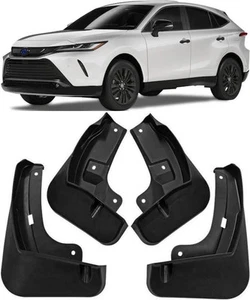 Genuine Front & Rear Molded Splash Guards Mud Flaps FOR 2021-2024 TOYOTA VENZA - Picture 1 of 8