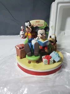 1991 Disney Grolier Limited Edition Figur The Night Before Christmas Goofy - Bild 1 von 5