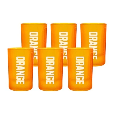 Jägermeister ORANGE Shotgläser – 6er Set – 2-cl geeicht