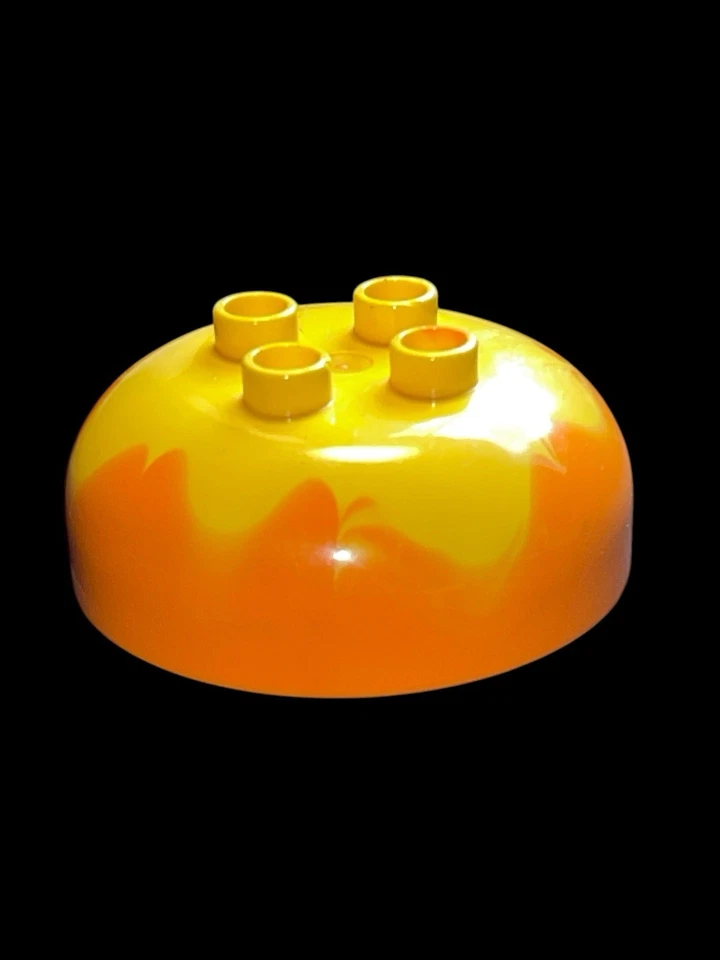 Duplo  -yellow orange special part -ice cream-combined ship (MISC287) - Image 1 of 1