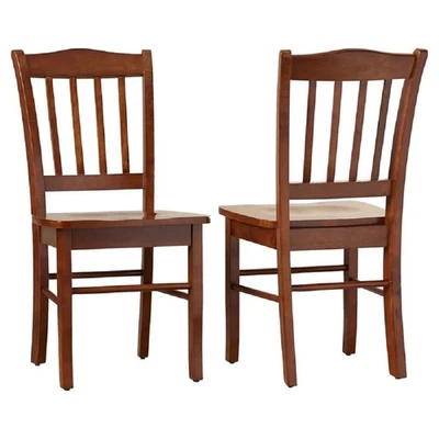 Shaker Dining Room Side Chairs, Set of 2 - Walnut - Image 1 of 4