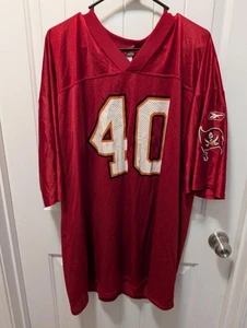 NFL Tampa Bay Buccaneers Herren Gr. 2XL # 40 Mike Alstott rot Football Trikot - Bild 1 von 9