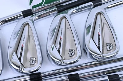 Wilson Dynapower 2023 Forged Irons / 3-PW / X-Flex Dynamic Gold Mid X100 115 Sha - Image 1 of 4