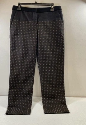 Calça cigarro Dolce & Gabbana D&G perna reta – Marrom/preto – EUR 42- EUA 6 - Imagem 1 de 4