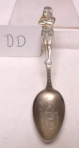 Vintage Red Man Clovis New Mexico Sterling Spoon Indian Chief - Picture 1 of 4