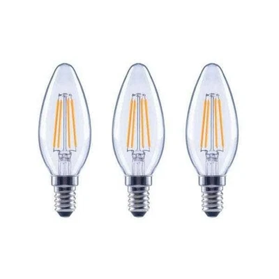Ecosmart-60-Watt Dimmable Clear Glass Filament Edison Bright LED Light 3 Pack - Image 1 of 4