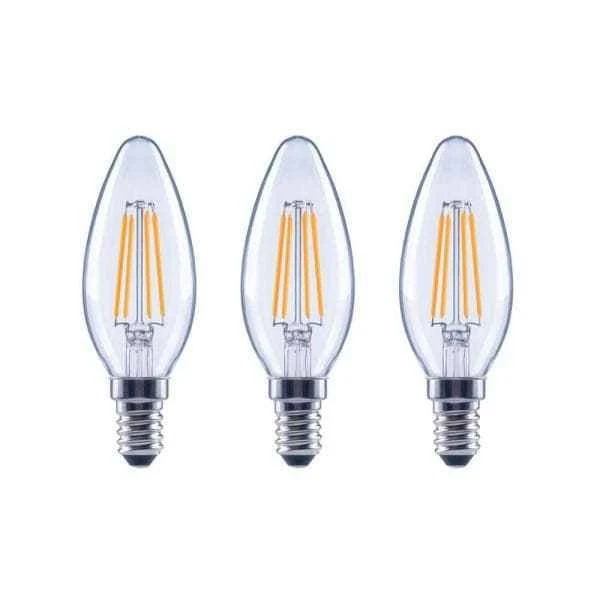 Ecosmart-60-Watt Dimmable Clear Glass Filament Edison Bright LED Light 3 Pack - Image 1 of 4