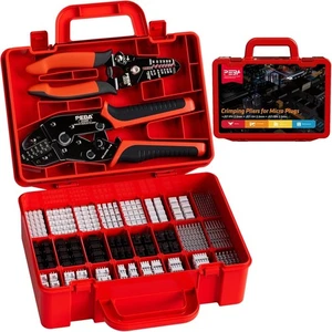 Crimping Tool Connector Kit, 24 Types JST-XH/JST-SM 2.5 mm/JST-PH 2.0 mm - Picture 1 of 15