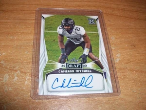 2023 Leaf Draft Silver NFL Football Cameron Mitchell Rookie Auto Card Browns - Picture 1 of 2