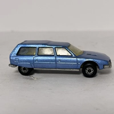 Vintage Lesney Matchbox Superfast Citroen CX 1979 Blue Made in United Kingdom - Image 1 of 4
