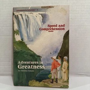 A Beka Adventures in Greatness 6th Grade Speech & Comp Reader Abeka - Foto 1 di 9