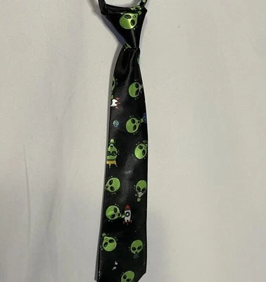 Kids Alien Neck Tie, New, Fun, Cool , Unique - Image 1 of 4