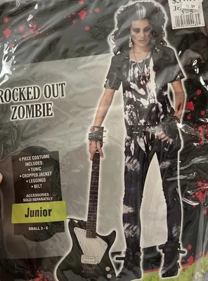 Teen Girls Rocked Out Zombie Costume - Small - Изображение 1 из 2