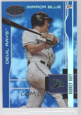 2003 Leaf Certified Materials Mirror Blue /50 Aubrey Huff #181 - Image 1 of 2