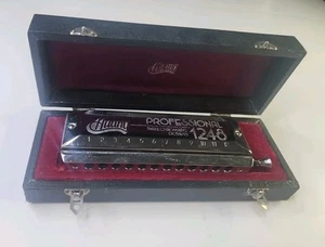 Huang Professional 3 Chromatic Octaves 1248 Harmonica Vintage with Original Box - Picture 1 of 13