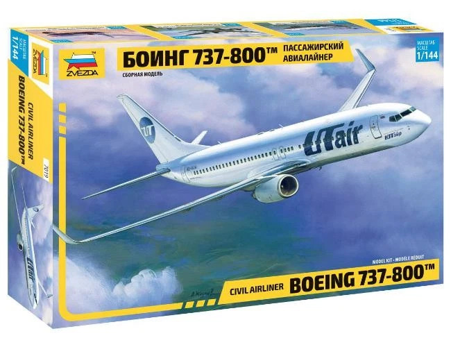 Zvezda Boeing 737-800 Modellino Aereo da montare