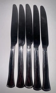 GOURMET BASICS BY MIKASA CHADWICK PERLINE COLTELLI DA CENA COLTELLO POSATE INOX - Foto 1 di 1