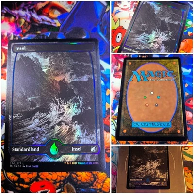 MTG Island V.1 🇩🇪  Nm Eternal Night Full Art FOIL Innistrad: Midnight Hunt OG - Bild 1 von 4