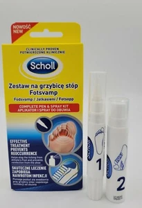 Scholl Athleten Fußset Komplett Applikator Stift & Schuh Spray Kit - Bild 1 von 1