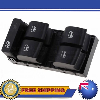 Master Electric Power Window Switch Button 8ED959851 Fit Audi A4 2004-08 B6 S4 Foto 1 de 4
