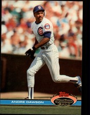 1991 Stadium Club Baseball Card #310 Andre Dawson