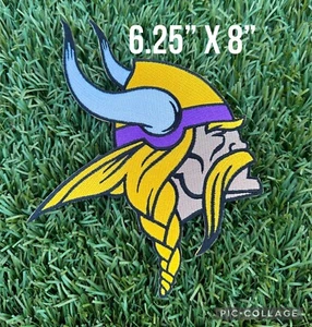 Minnesota Vikings GRÖSSTE 6"" x 8"" Aufnäher Aufbügeln bestickt US-VERKÄUFER - Bild 1 von 4