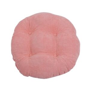 Round Chair Cushion Thick Seat Floor Mat Patio Home Car Office Pad Solid Color