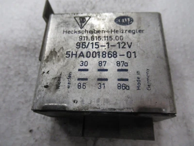 Porsche 911 / 964 Arrière Relais De Dégivrage HELLA 911 615 115 00 - Photo 1/4