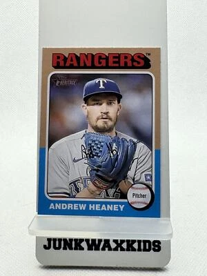2024 Topps Heritage #478 Andrew Heaney - Image 1 of 2