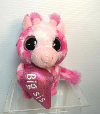 Aurora YooHoo & Friends TOPSEE PINK GIRAFFE 5" Plush 'Big Sis' Sister - Image 1 of 4
