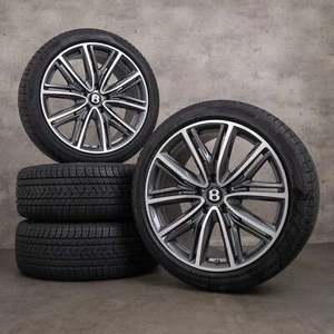 Bentley Continental Flying Gauge 3S Winter Wheels 21-Inch Rims Winter Tires - Picture 1 of 5