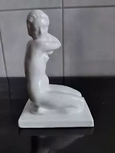 Teichert Stadt Meissen , Porzellan Figur -Art déco-weiblicher Akt - - Bild 1 von 18