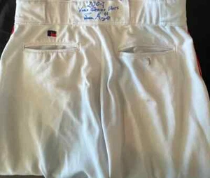 Bronson Arroyo Autographed Authentic Pants - Player's Closet Project - Picture 1 of 2