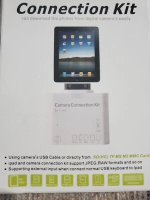 5 in 1 USB Camera Connection Kit Memory Card SD Reader For Apple iPhone iPad - Image 1 of 4