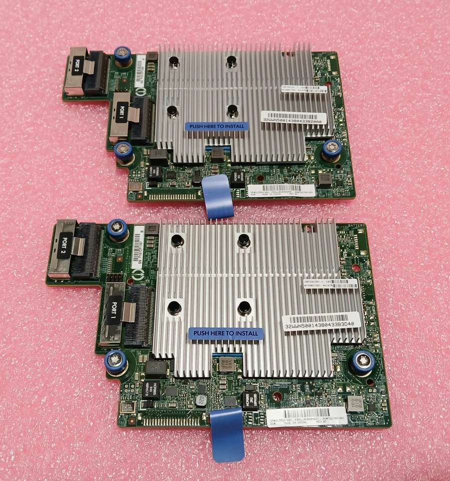 813586-001(Lot of2) HP Smart Array P840ar/4GB 12Gb 2P Int SAS Cntrl 726748-001 - Image 1 of 1