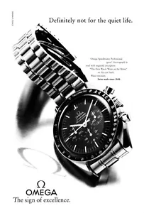 Omega Speedmaster First Watch Worn On The Moon Original 1992 Vintage Print Ad!! - Bild 1 von 1