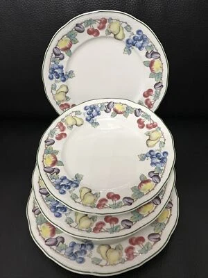 VILLEROY & BOCH Alemania MELINA Patrón 8 1/4" PLATOS ENSALADA Juego de 4 ¡Excelente! Foto 1 de 4