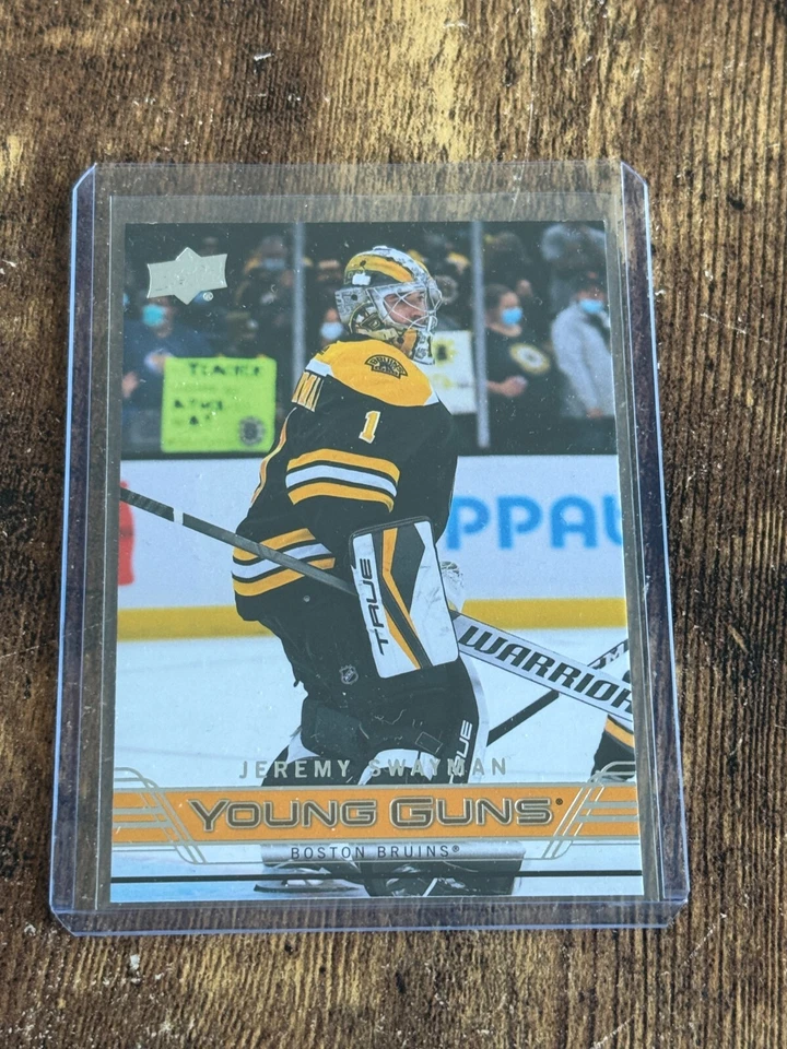 2021-22 Upper Deck Extended Series Young Guns Retro #T-88 Jeremy Swayman - Image 1 of 1